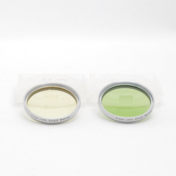 Leitz 39mm Color Filters (Green & Yellow)