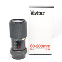 Vivitar 80-200mm F/4 Zoom Lens (K Mount)