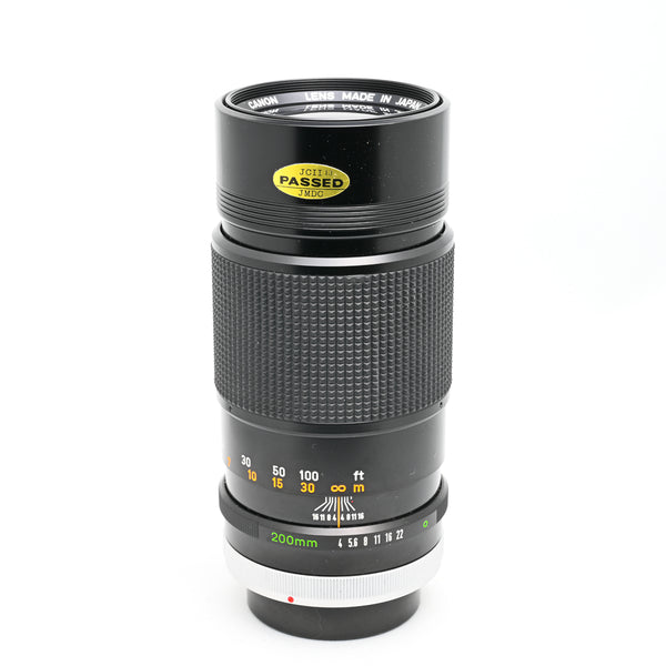 Canon 200mm F/4 FD Lens (New)